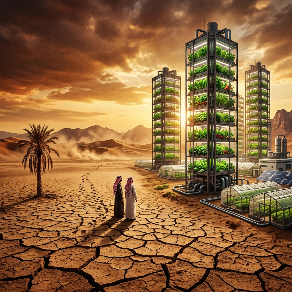 الأمن الغذائي في الشرق الأوسط والزراعة التكنولوجية